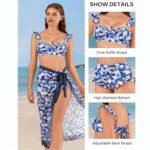 Maillot 2 pièces paréo 35001