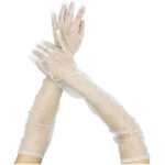 Gants longs perlés 1260-10 – Image 4