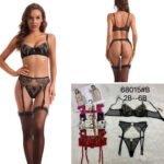 Ensemble porte jarretelle 68015 Rouge – Image 4