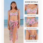 Maillot 2 pièces paréo 35001