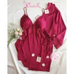 Déshabillé HW10013 Rouge