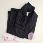 Pyjama satin HP378 Noir
