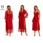 Déshabillé AH-216 Rouge – Image 3