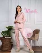 Pyjama satin 60157 Rose – Image 8