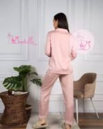 Pyjama satin 60157 Rose – Image 7