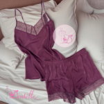 Pyjashort HP343 Aubergine